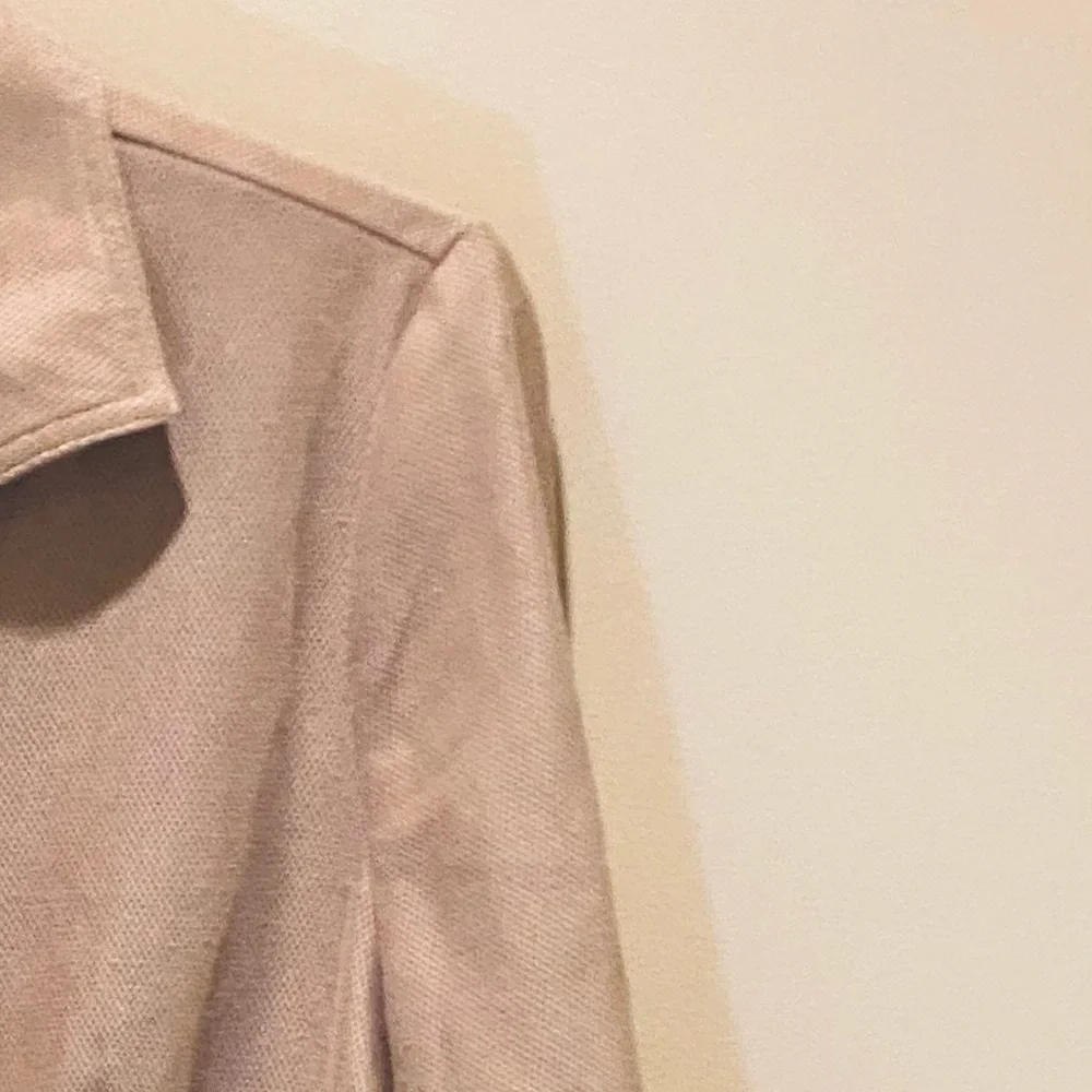 🌟HP🌟NWOT Camel Microfiber/Faux Suede Snap Close Jacket - Picture 6 of 11
